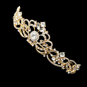 Tiara clásica de la corona de la Reina del tocado de la boda de la manera Europea brilla la corona de la princesa de la novia - Product Image 3