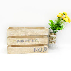 Lot de 3 boîtes <span class=keywords><strong>à</strong></span> <span class=keywords><strong>pommes</strong></span> en bois bon marché en paulownia de style vintage Vente en gros <span class=keywords><strong>à</strong></span> vendre - Product Image 5