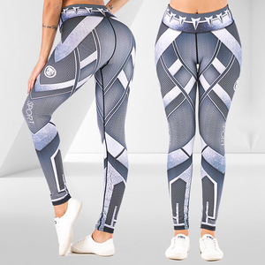 Pantalon imprimé panthère noir pour femmes, vêtement classique de Yoga, plaqué or, - Product Image 1