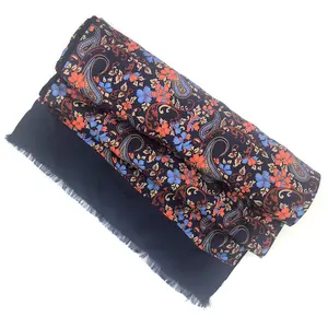 new release High quality cheap man silk wool tubular scarf made in China