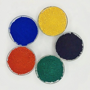 Paint Color Pigment Powder Iron Oxide Red 130 Pigment Fe2O3 Chemical Formula Price Per Ton Pigment Red For PVC Plastic