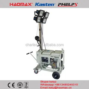 HAOMAX HM6000LHE Mobile diesel generator light tower