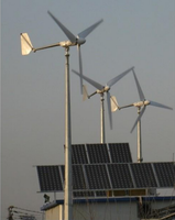 Système de panneaux solaires hybrides de 2kw, moulin à vent, de haute qualité, prêt à l'emploi, pour la maison