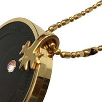 Pendentif à énergie scalaire de lave quantique / Pendentif en cristal de quartz naturel