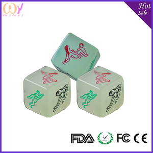 Noctilucents chaudes Sexy jeu de dés, Erotic <span class=keywords><strong>love</strong></span> dice, Adultes dés de jeu de sexe - Product Image 2
