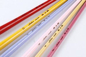 Haute Qualité belette cheveux coloré longue poignée huile artiste <span class=keywords><strong>peinture</strong></span> pinceau ensemble - Product Image 4