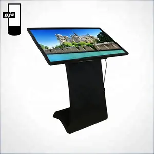 Free standing totem display units Interactive screen android network wifi interactive touch kiosk display