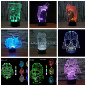 <span class=keywords><strong>LED</strong></span> 3D creativa 3D noche <span class=keywords><strong>luz</strong></span> para <span class=keywords><strong>Amazon</strong></span> al por menor - Product Image 2
