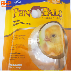 Sacchetto a soffietto laterale personalizzato sacchetto di imballaggio per mangime per polli pollo N sacchetto di mangime per polli sacchetto di imballaggio per pollame - Product Image 3
