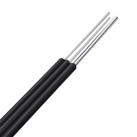 Cable de Fibra Óptica OWIRE FTTH para Exteriores, Resistente al Fuego, LSZH SC UPC, Autoportante, Tipo Arco, Protección Reforzada, Fiabilidad a Largo Plazo
