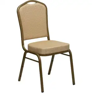 सस्ते गद्देदार धातु स्टैकिंग भोज कुर्सियों