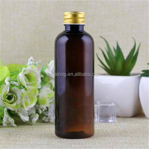 Chai Nhựa PET Hình Tròn Màu Trắng Trong Suốt Màu Xanh Hổ Phách 100Ml Với Nắp Vặn Bằng Nhôm - Product Image 5