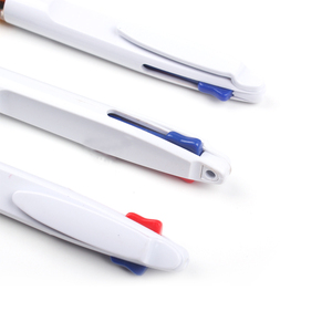 Huahao Brand Wholesale Custom logo Plastic Mater <strong>Colored</strong> <strong>Multi</strong> Ball Point <strong>Pens</strong> with Two Refill - Product Image 6