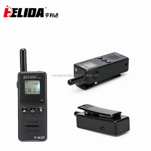 FRS GMRS M2D 2W süper Mini iki yönlü telsiz UHF 400-520MHz Mini telsiz - Product Image 6