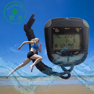 Draagbare Handheld Multifunctionele Professionele Digitale Metronoom 3 Rijen Display 100 Ronden Geheugen Sport Stopwatch