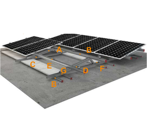 <span class=keywords><strong>Support</strong></span> de fixation <span class=keywords><strong>plat</strong></span> SOEASY pour panneaux solaires photovoltaïques sur toiture métallique - Product Image 3
