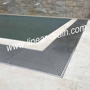 <span class=keywords><strong>Grille</strong></span> <span class=keywords><strong>de</strong></span> sol <span class=keywords><strong>de</strong></span> gouttière <span class=keywords><strong>de</strong></span> piscine en acier inoxydable 316 durable - Product Image 5