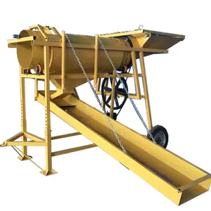 Mobile Mini Trommel Screen Gold waschanlage Tragbare Mini-Gold waschmaschine