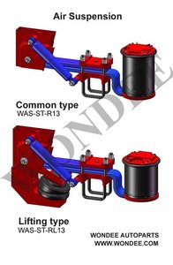 Type de suspension pneumatique, pour semi-remorque, sac à ressort pneumatique, 13t - Product Image 2