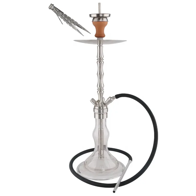 New Stainless stahl Large Size SS 304 Click Hookah DIY Wholesale shisha rohr