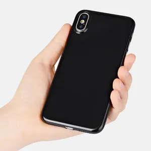 0.35mm ultra thin shiny PP phone cover for iPhone X glossy case, grip well bottom closed for iPhone X case