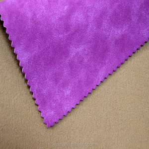 超细纤维绒面革合成磨砂 pu pvc 皮革鞋面鞋