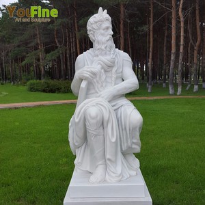 <span class=keywords><strong>Statue</strong></span> de <span class=keywords><strong>Zeus</strong></span> en marbre pour jardin - Product Image 3