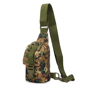 Best Seller Molle Camouflage Sling Bag Day Pack Nylon Single Shoulder Chest Bag Pack campeggio escursionismo <span class=keywords><strong>zaino</strong></span> borsa da arrampicata - Product Image 4