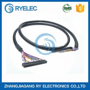 دوبونت الملعب 2.0 ملليمتر 50pin كلا نهاية السيارات تسخير lvds كابل التجمع - Product Image 1