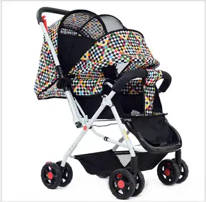OEM 2017 सस्ते बिक्री के लिए चमकीले रंग फैशन बच्चे का जन्म kinderwagen गाड़ी बेबी घुड़दौड़ ट्रिपल घुमक्कड़