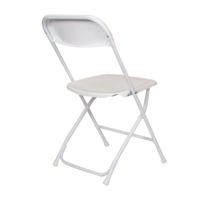 Chaise pliante en plastique pour événements en plein air, expositions, mariages, jardins, vente chaude, durable, robuste, légère, élégante et classique