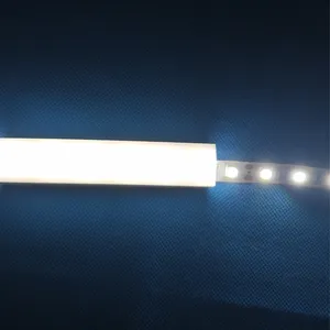 US-N2014T 20mm Led פרופיל גמיש סיליקון כיסוי ניאון צינור מפזר Led צינור עבור 12mm PCB ניאון רצועות אור