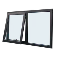 Alüminyum Bodrum Pencere Tente tasarım YY gelen fabrika Alüminyum çift camlı pencereler ve kapılar çözümleri