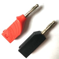 Connecteur banane mâle haute tension JINDA JD15-Bp8547 en cuivre 4 mm avec boîtier en nylon et ABS, max 32A