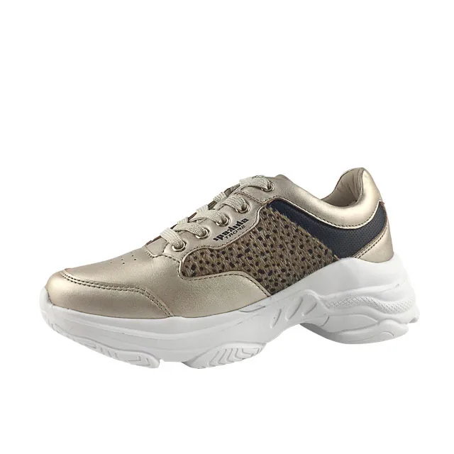 Уличная женская обувь Greatshoe, повседневная спортивная обувь, увеличенная обувь для бега на толстой подошве с леопардовым принтом