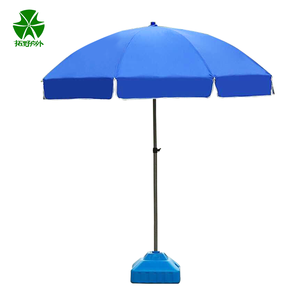 Sombrilla de Playa Promocional Ty, Resistente al Viento, al Sol y al Agua, Manual, Minimalista, de 48 Pulgadas, con Techo de Paja - Product Image 2