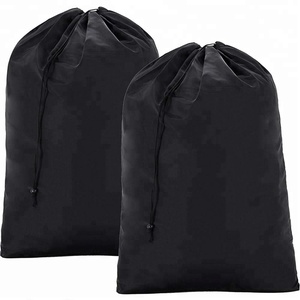 Bán Buôn Tùy Chỉnh Lớn Đầy Màu Sắc Polyester Folding Công Việc Rửa Dây Rút Túi Giặt Cho Khách Sạn - Product Image 4