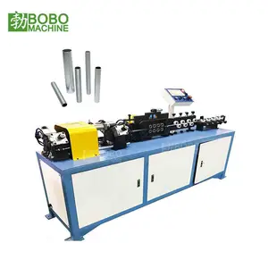 High precision copper tube straightening and clean / chip-less cutting machine with servo motor driven up to +/-0.5mm