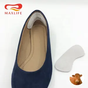 Protège-talons en daim avec poignées en cuir, accessoire de protection pour chaussures