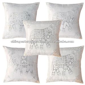 ปลอกหมอนผ้าฝ้าย100% ดีไซน์ชนเผ่าแมนดาลาขนาดใหญ่32 "เบาะปอมปอมตกแต่งเทคนิคการทอสำหรับห้องนั่งเล่นบ้าน - Product Image 2