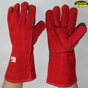 Leather Glove bait long yellow for Welder - Product Image 3