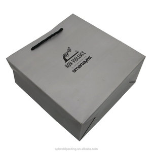 Sacs en papier personnalisés réutilisables, petits produits, emballage cadeau de luxe, fourre-tout de styliste, de marque, avec poignée, 50 pièces - Product Image 4