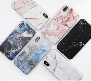 เคสโทรศัพท์ลายหินอ่อนซิลิโคนสำหรับ <span class=keywords><strong>Iphone</strong></span>,ฝาหลังลายกราฟฟิตีหลากสีสำหรับ <span class=keywords><strong>Iphone</strong></span> 7 8 6 6S Plus 3D - Product Image 1