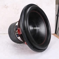 Caisson de basses haute performance avec double bobine vocale américaine de 4 pouces, haut-parleur amplifié de 5000 W RMS, woofer de 15/18 pouces