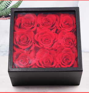 Conserve di <span class=keywords><strong>rose</strong></span> fiori che dura un anno per conserve di fiori da sposa, <span class=keywords><strong>rose</strong></span> conserve di lunga durata in scatola per il regalo fidanzata - Product Image 2