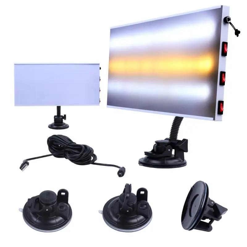 Super PDR Tools-Lámpara LED para reparación de abolladuras, lámpara de cuerpo automático con 3 tiras