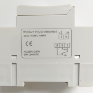 CE Phê Duyệt 30A Hàng Tuần Lập Trình Kỹ Thuật Số Hẹn Giờ Chuyển Đổi Din Rail 220V- <span class=keywords><strong>250V</strong></span> AC - Product Image 3