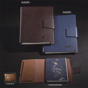 PU ordinateur portable <span class=keywords><strong>en</strong></span> cuir avec élastique <span class=keywords><strong>bande</strong></span> <span class=keywords><strong>en</strong></span> cuir Journal et Planificateur et Organisateur - Product Image 1