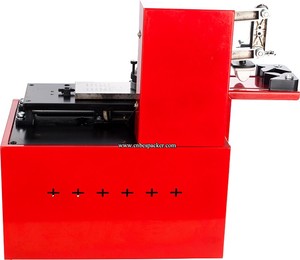 Rectangle plaque pad date d'expiration et le code de lot machine d'impression - Product Image 3