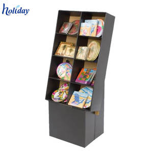 Promocional supermercado de alta calidad personalizado estante de exhibición de libros, libro de cartón soporte de exhibición - Product Image 4